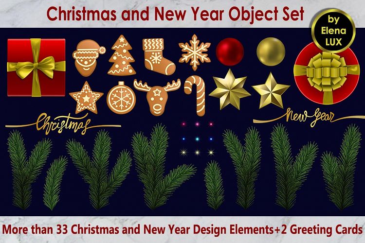 Christmas Object Set
