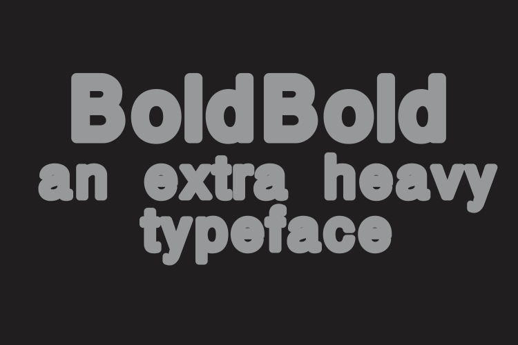 BoldBold