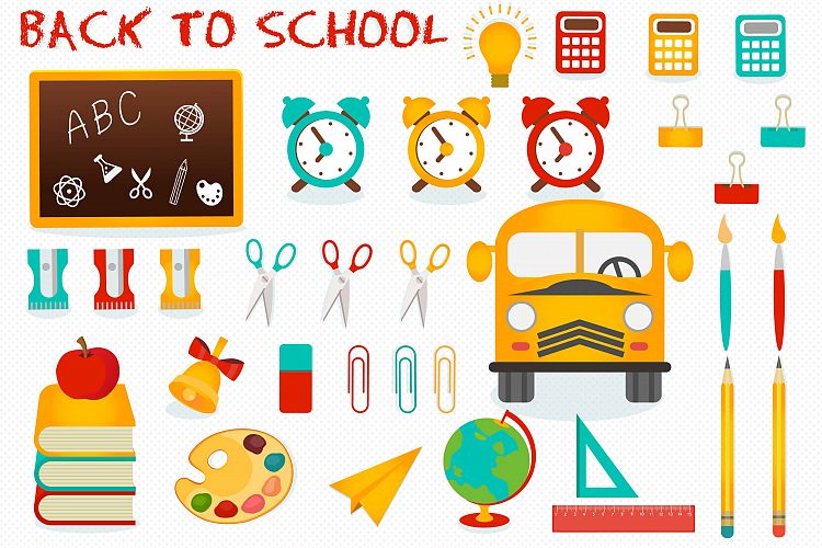 Back to school clipart, Back to school graphics