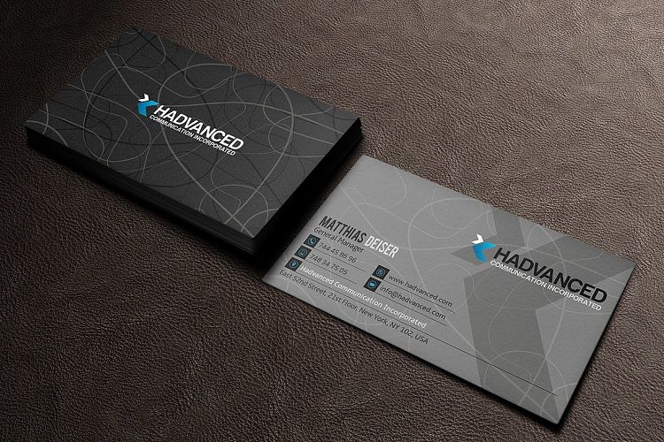 Grey Business Card