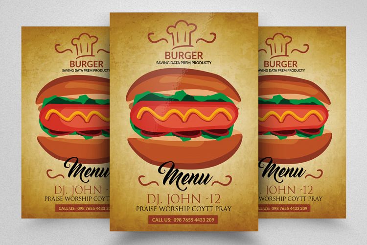 Burger Fast food Flyer