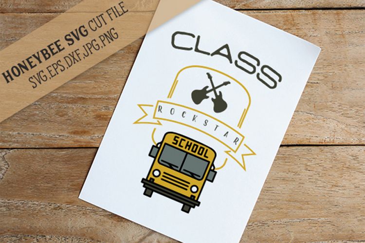 Class Rockstar SVG Cut File