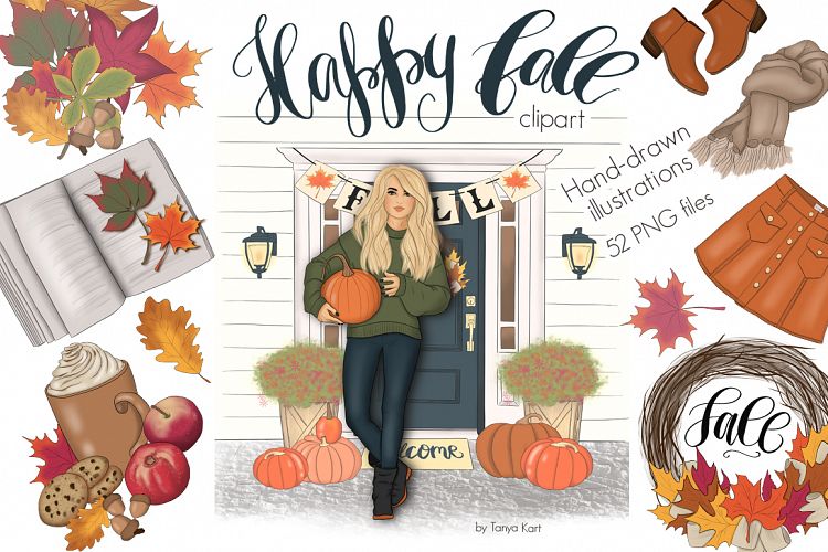 Happy Fall Autumn Design Kit
