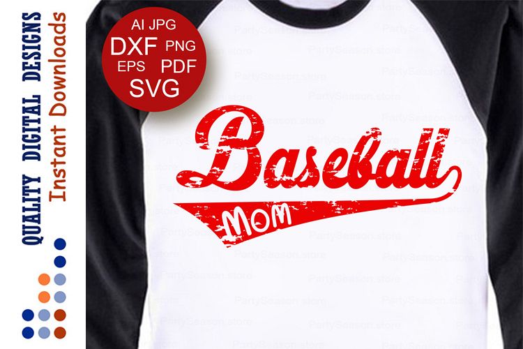 Baseball Mom Svg Sports shirt svg Grunge Svg Distressed svg