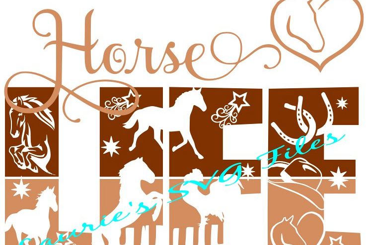 HORSE LIFE SVG,EPS,DXF,PNG,JPG