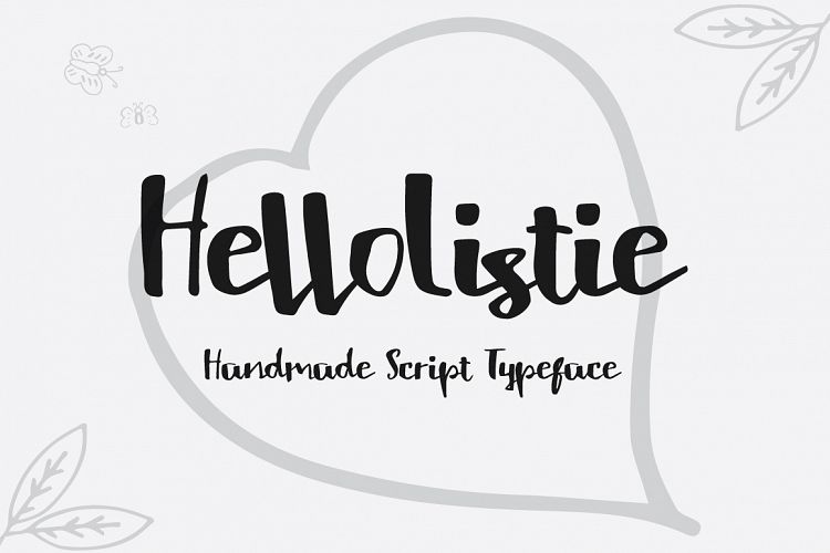 HelloListie Handmade Typeface