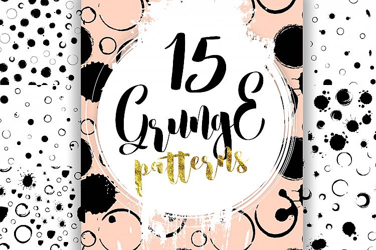 15 Grunge patterns