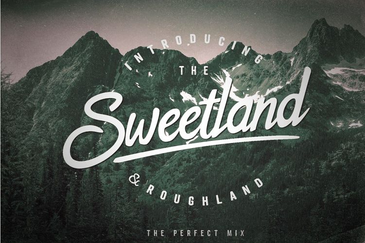The Sweetland Typeface Font Duo