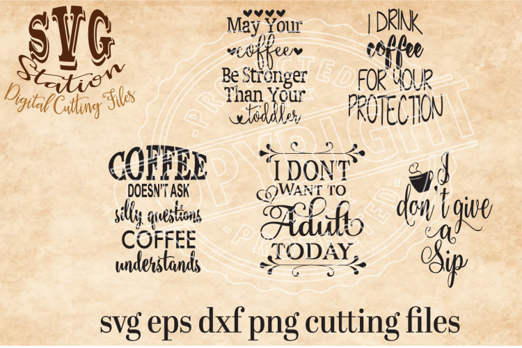 Coffee Svg Cutting Collection