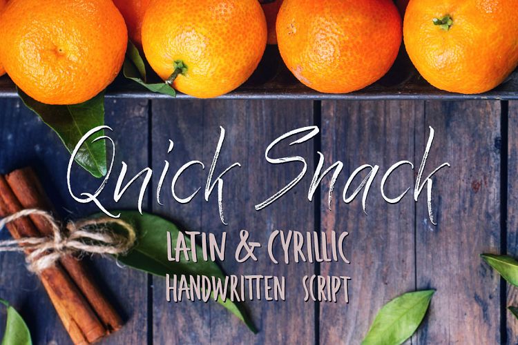 Quick Snack Script Latin & Cyrillic