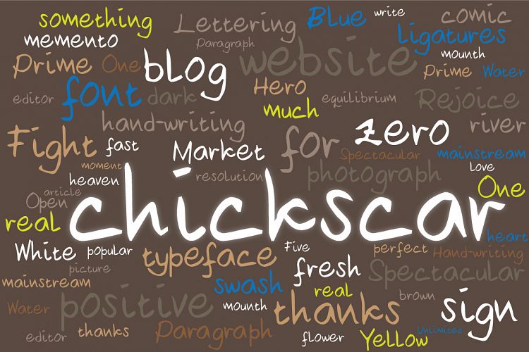 Chickscar Typeface