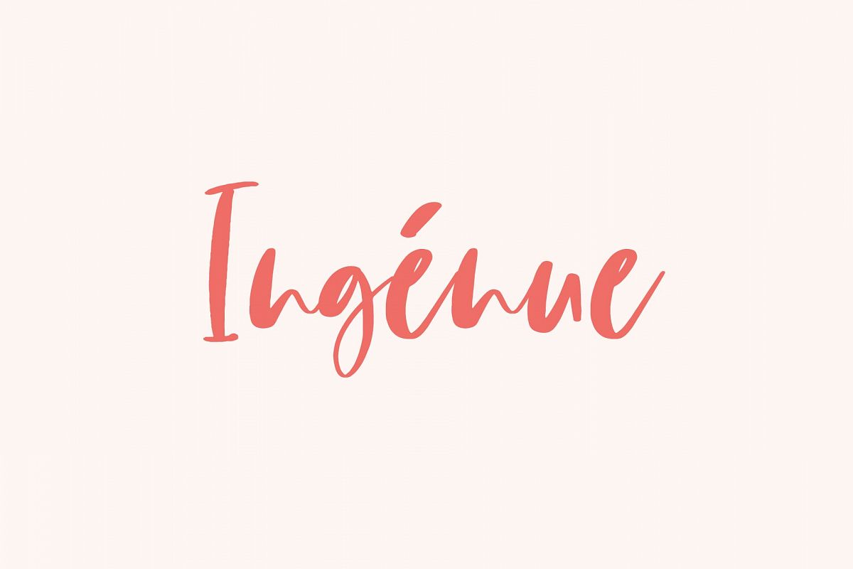 Ingénue Font example image 1
