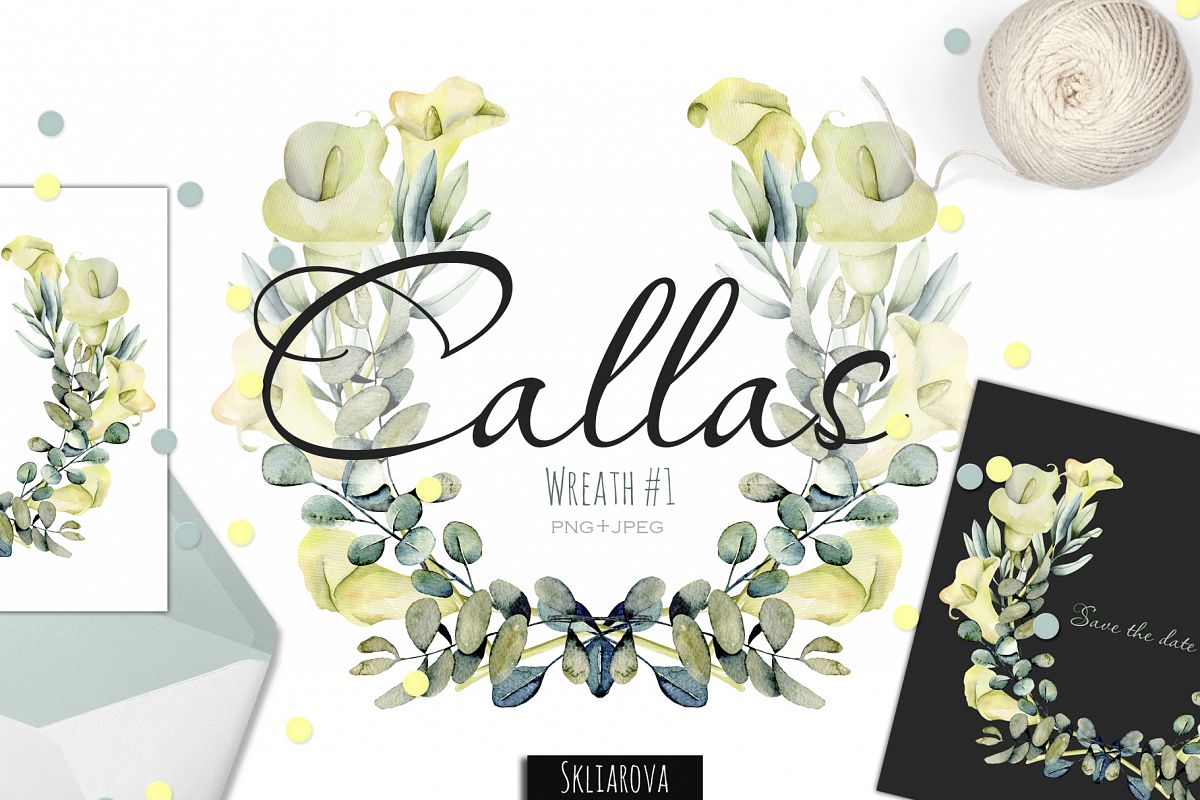 Callas. Wreath #1 example image 1