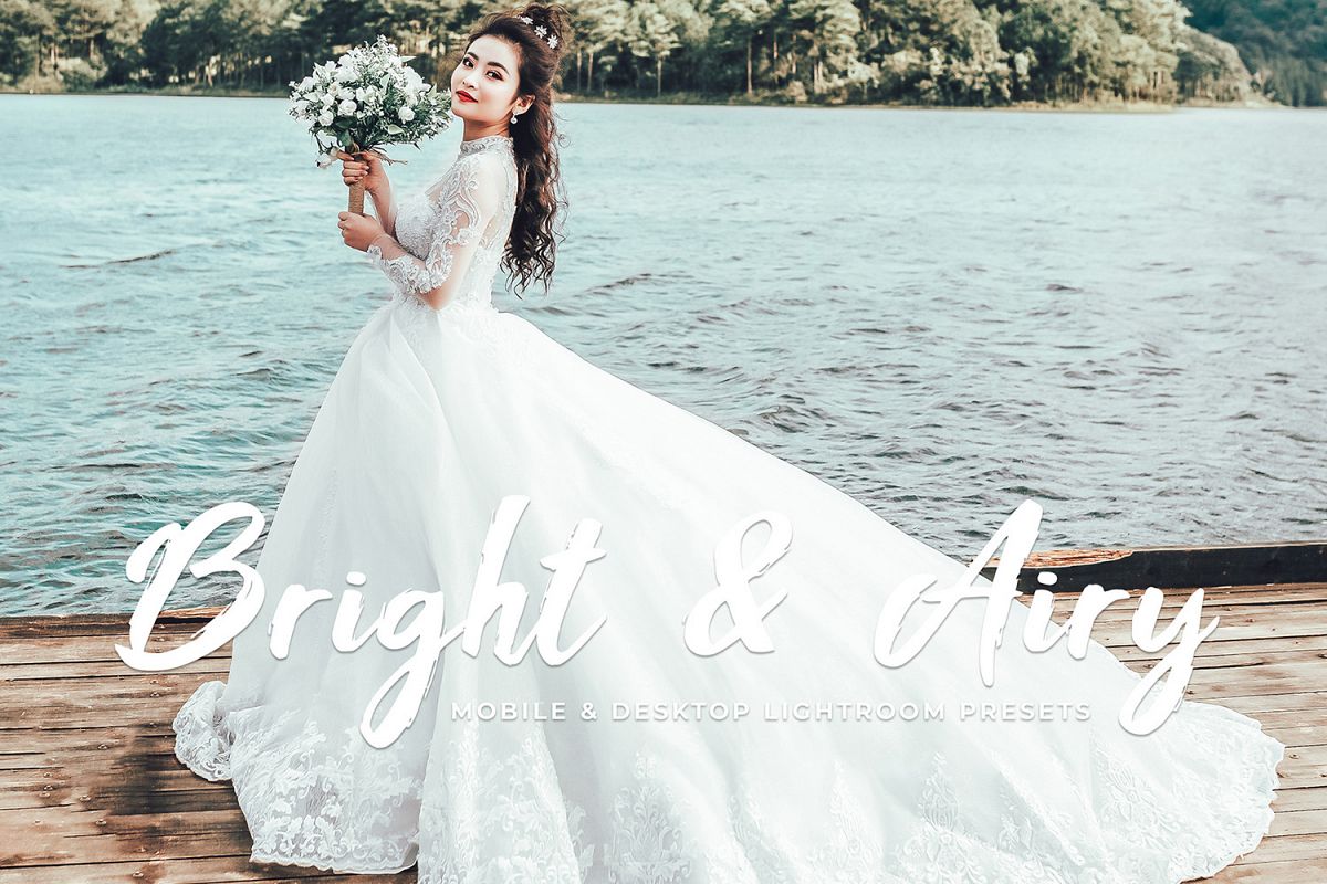 Bright & Airy Mobile and Desktop Lightroom Presets example image 1