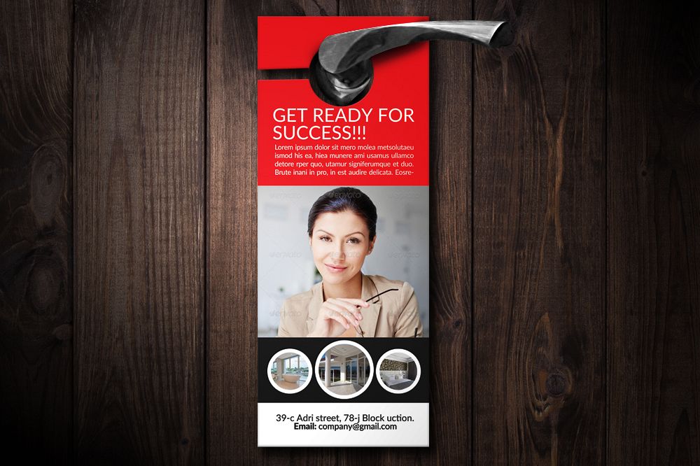 Business Solutions Door Hangers example image 1