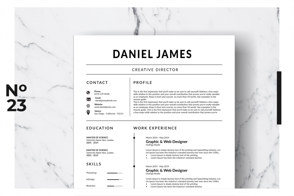 Resume Template Vol. 14 example image 1