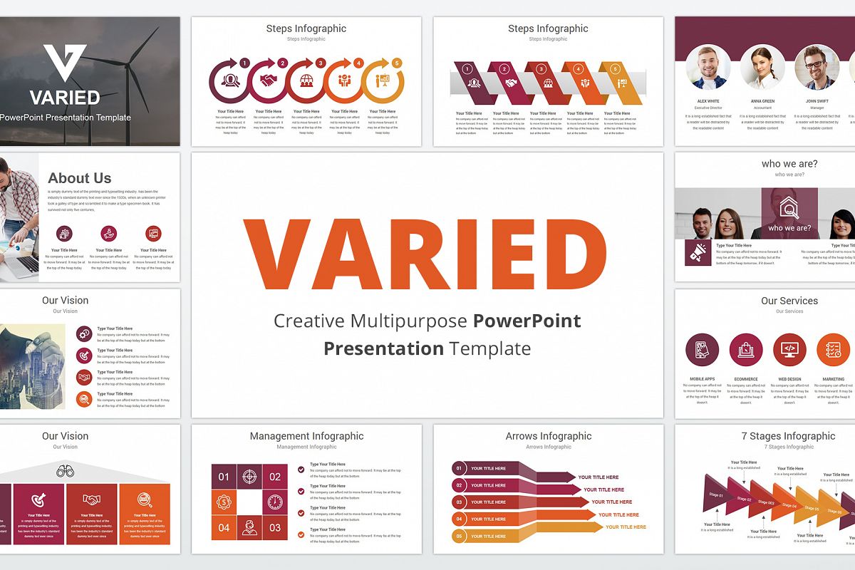 Varied multipurpose PowerPoint Presentation Template example image 1