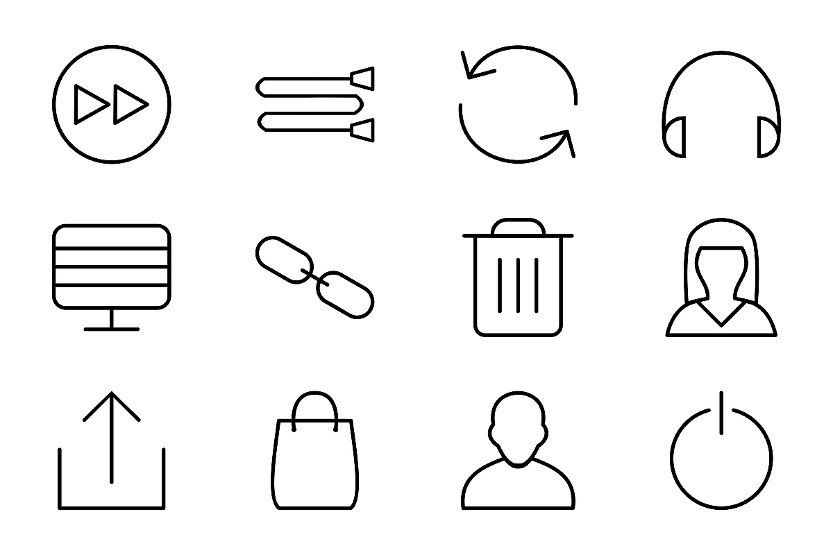 Set Of Multimedia Icons example image 1