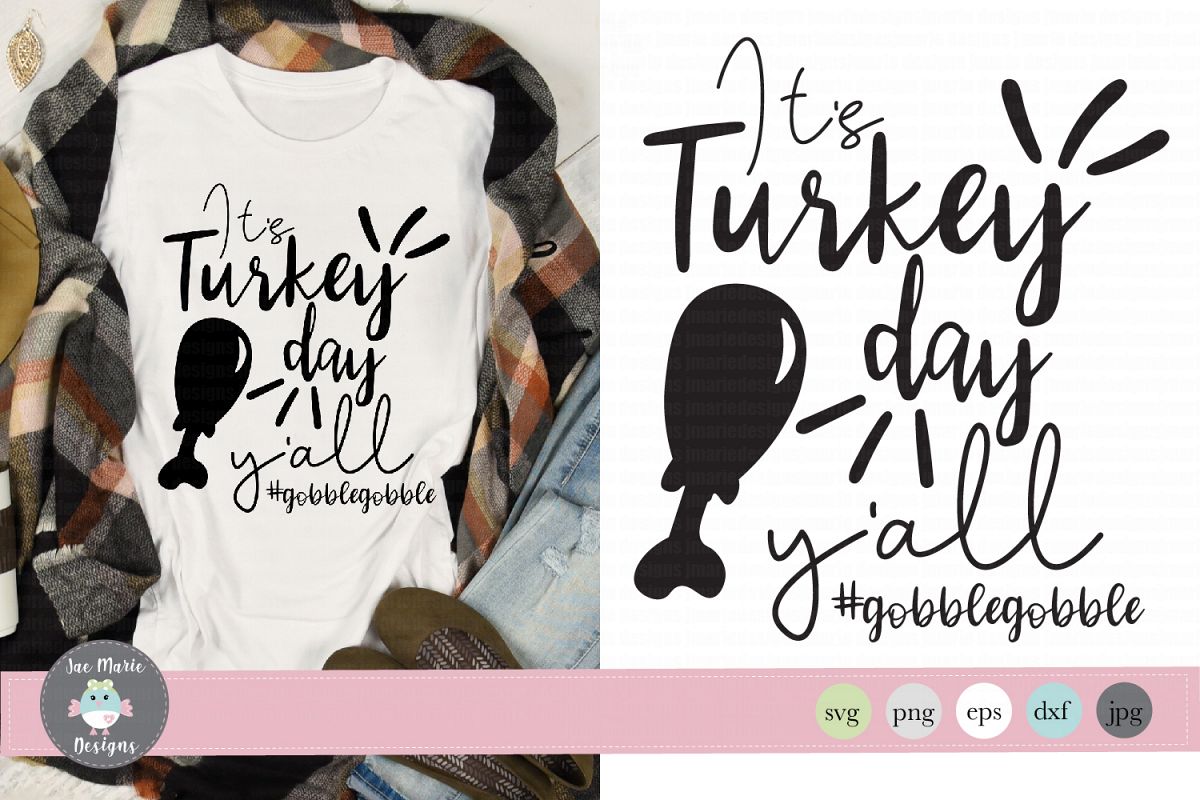 Download It's turkey day y'all svg, thanksgiving svg, fall svg