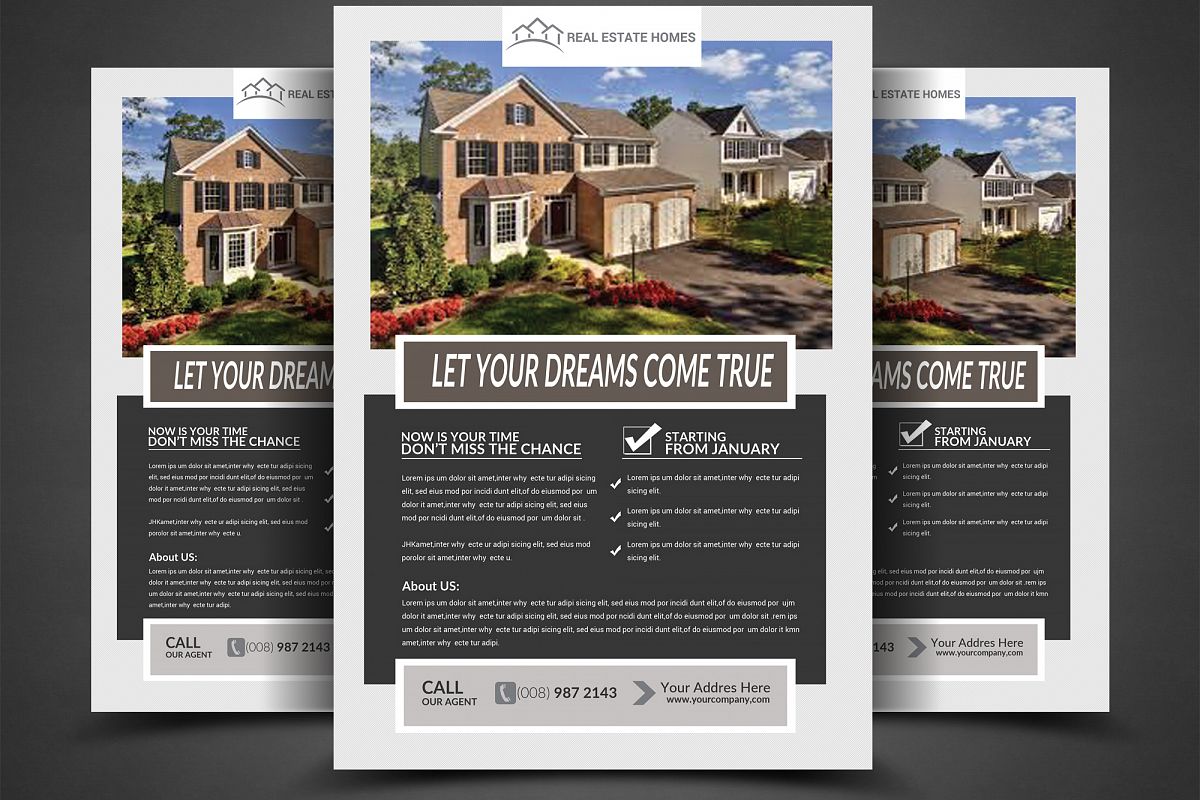 Real Estate Flyer Template example image 1