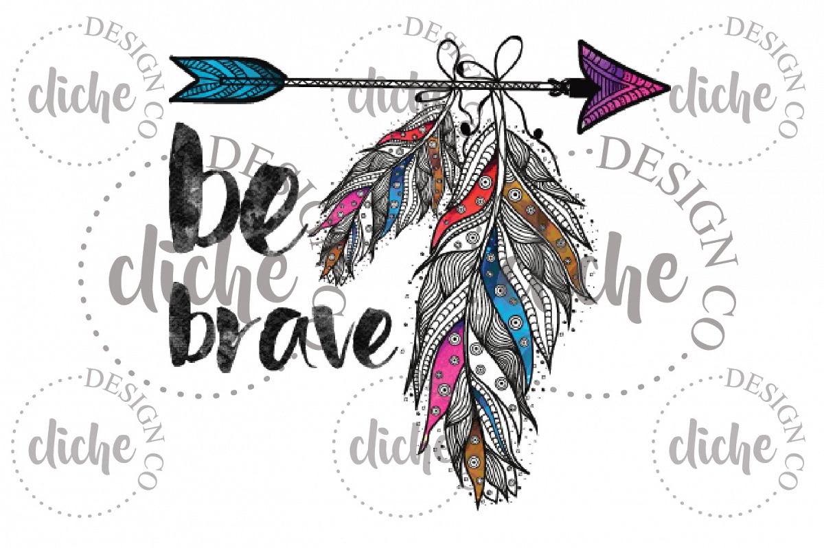 Boho Arrow Sublimation Design example image 1