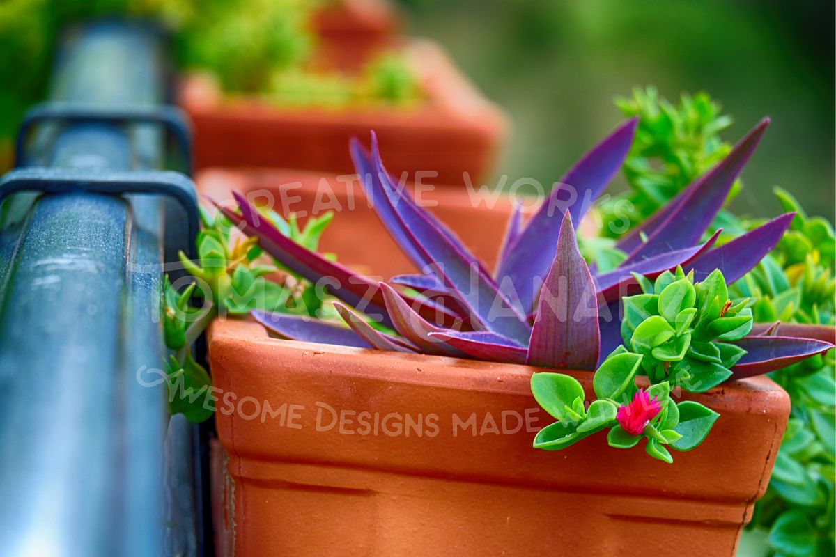 Ornament Flowers In Pots example image 1