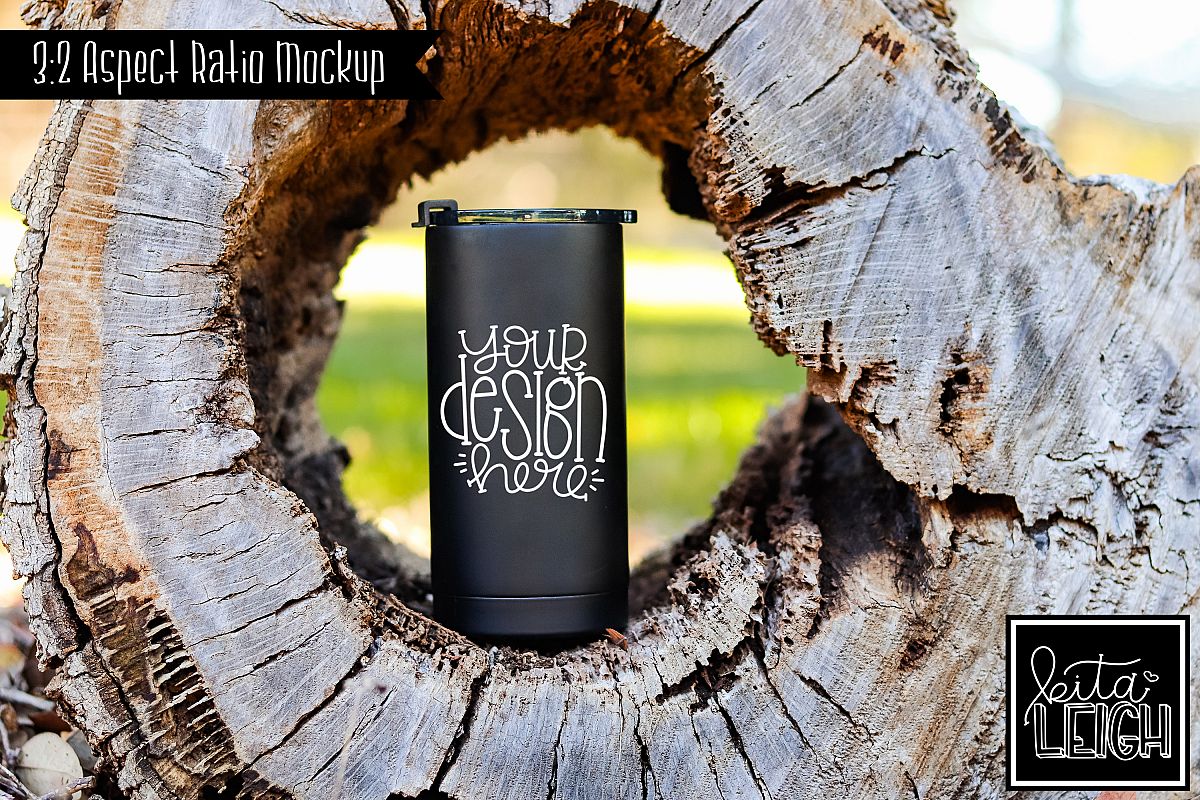 Camping Tumbler Mockup example image 1