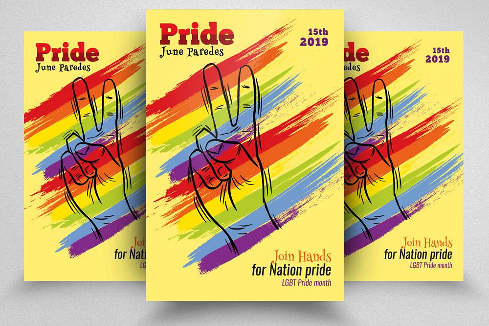 LGBT Pride Celebration Flyer example image 1