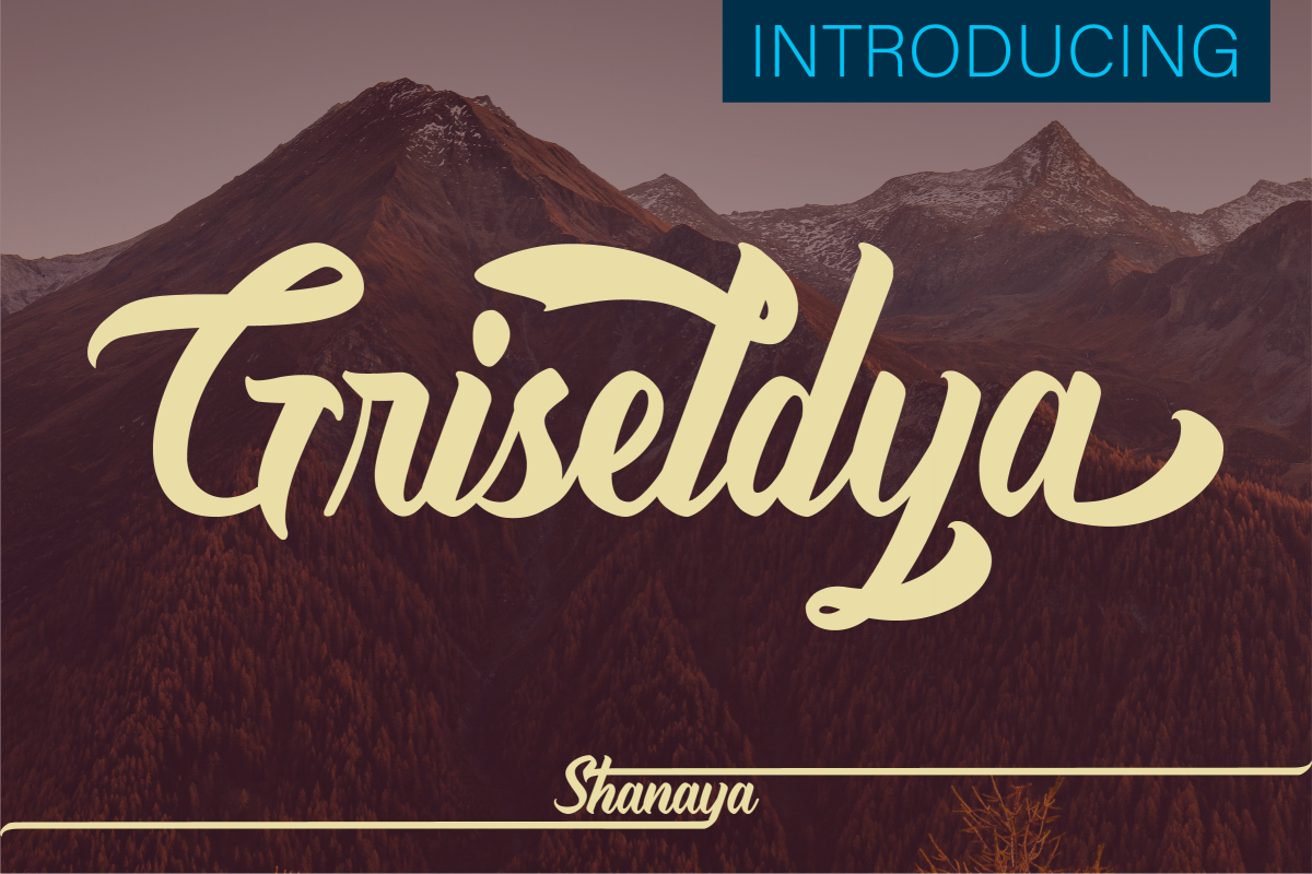 Griseldya Font example image 1