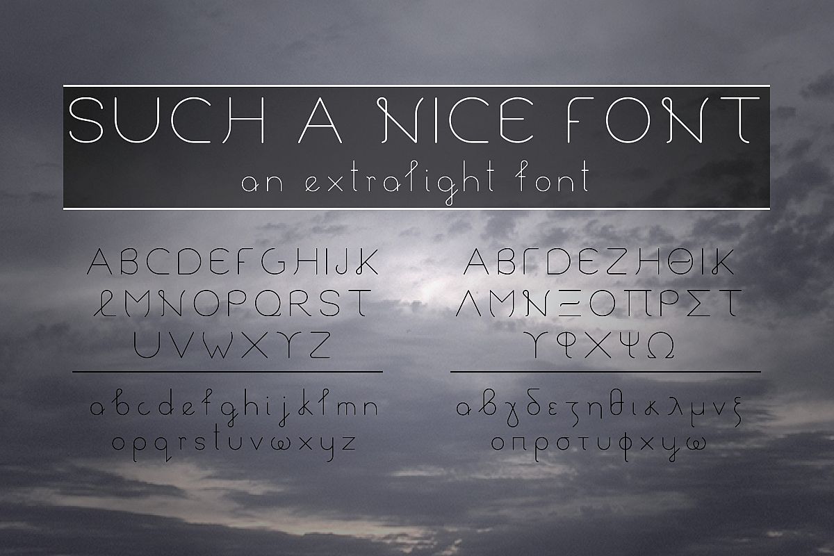 Such a Nice Font example image 1