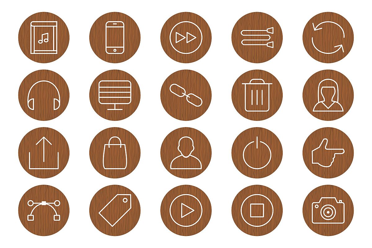 Set Of Multimedia Icons example image 1
