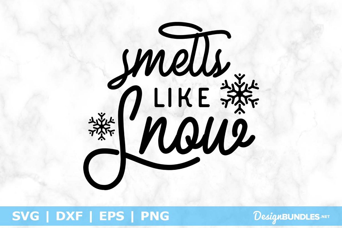 Smells Like Snow SVG File example image 1