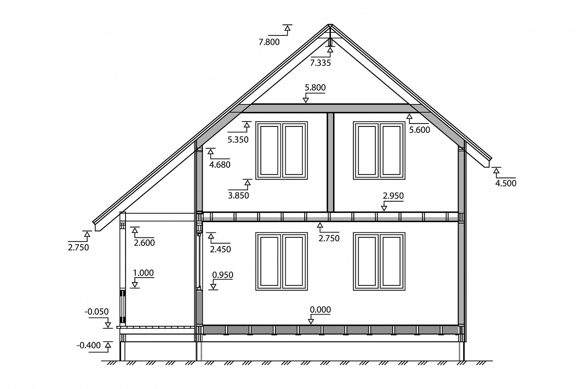 A Big House Drawing