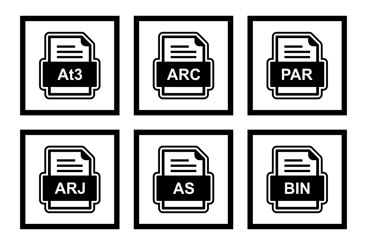 Set Of File Formats Icons example image 1