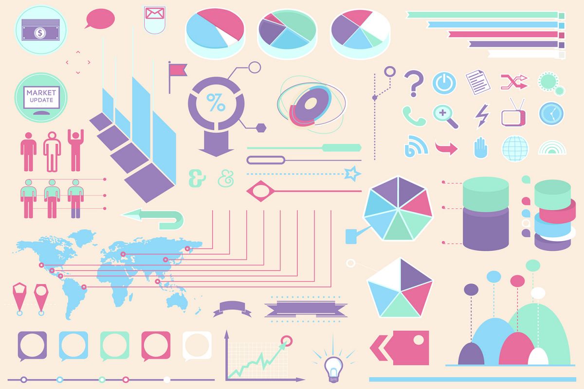 infographics vector set example image 1