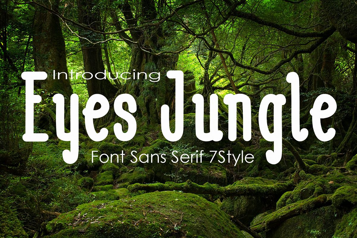 Eyes Jugle Family Font example image 1