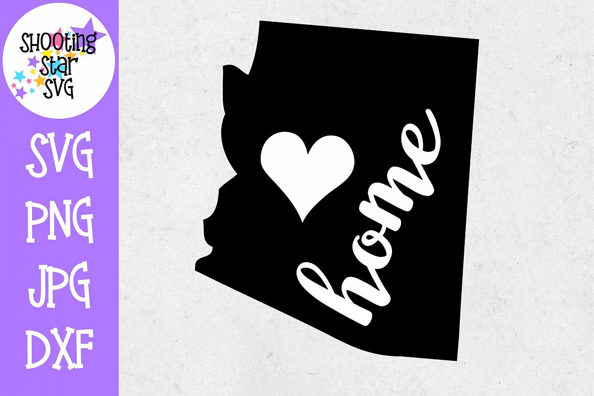 Download Arizona Home State with Heart - 50 States SVG