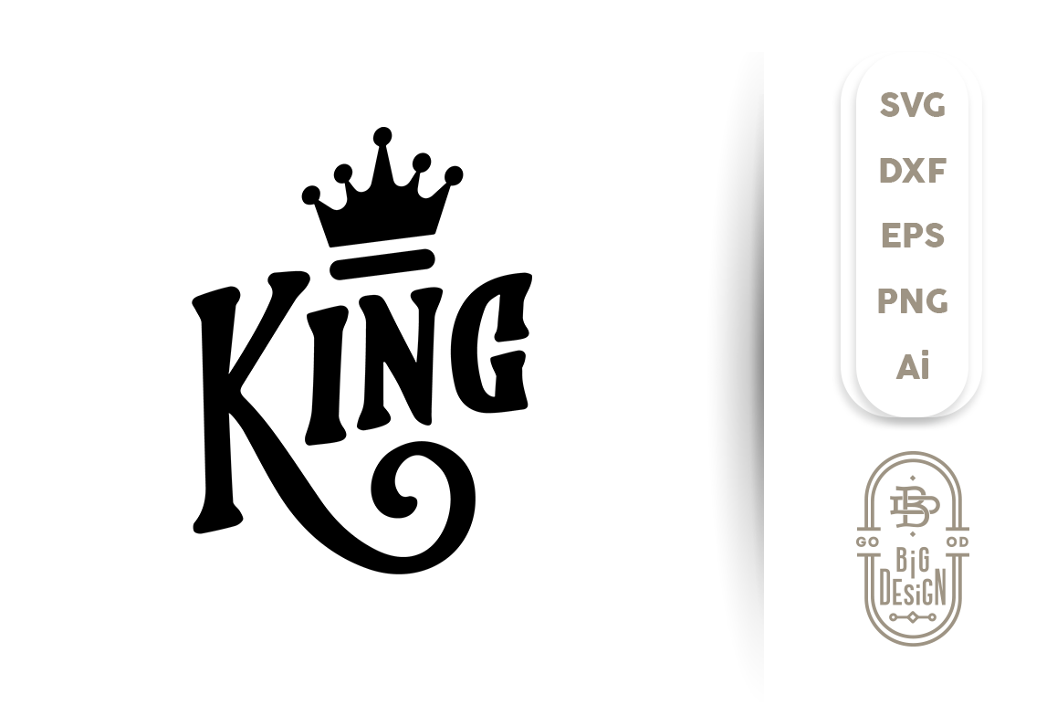 SVG Cut File King (104988) | SVGs | Design Bundles