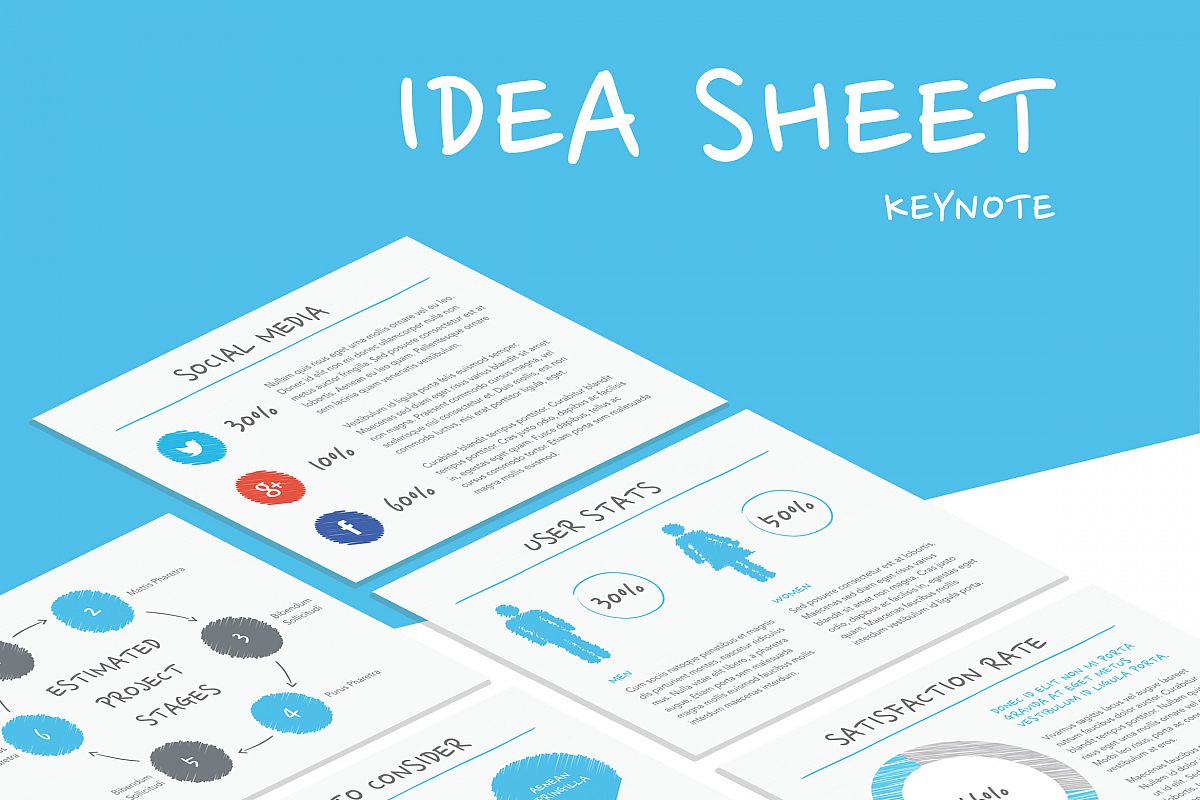 Idea Sheet Keynote Template example image 1