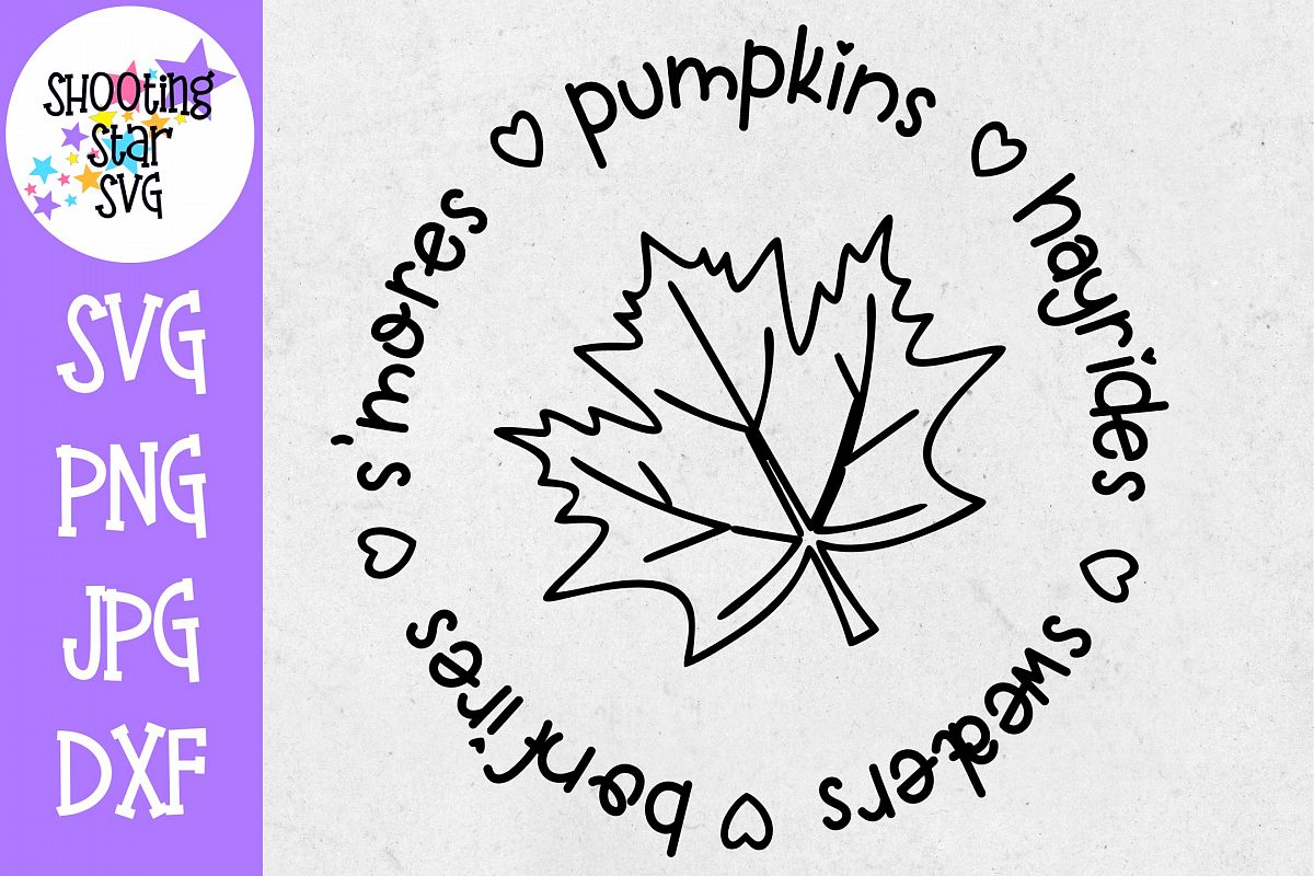 S'mores Hayrides Pumpkins Bonfires Sweaters - Fall SVG example image 1