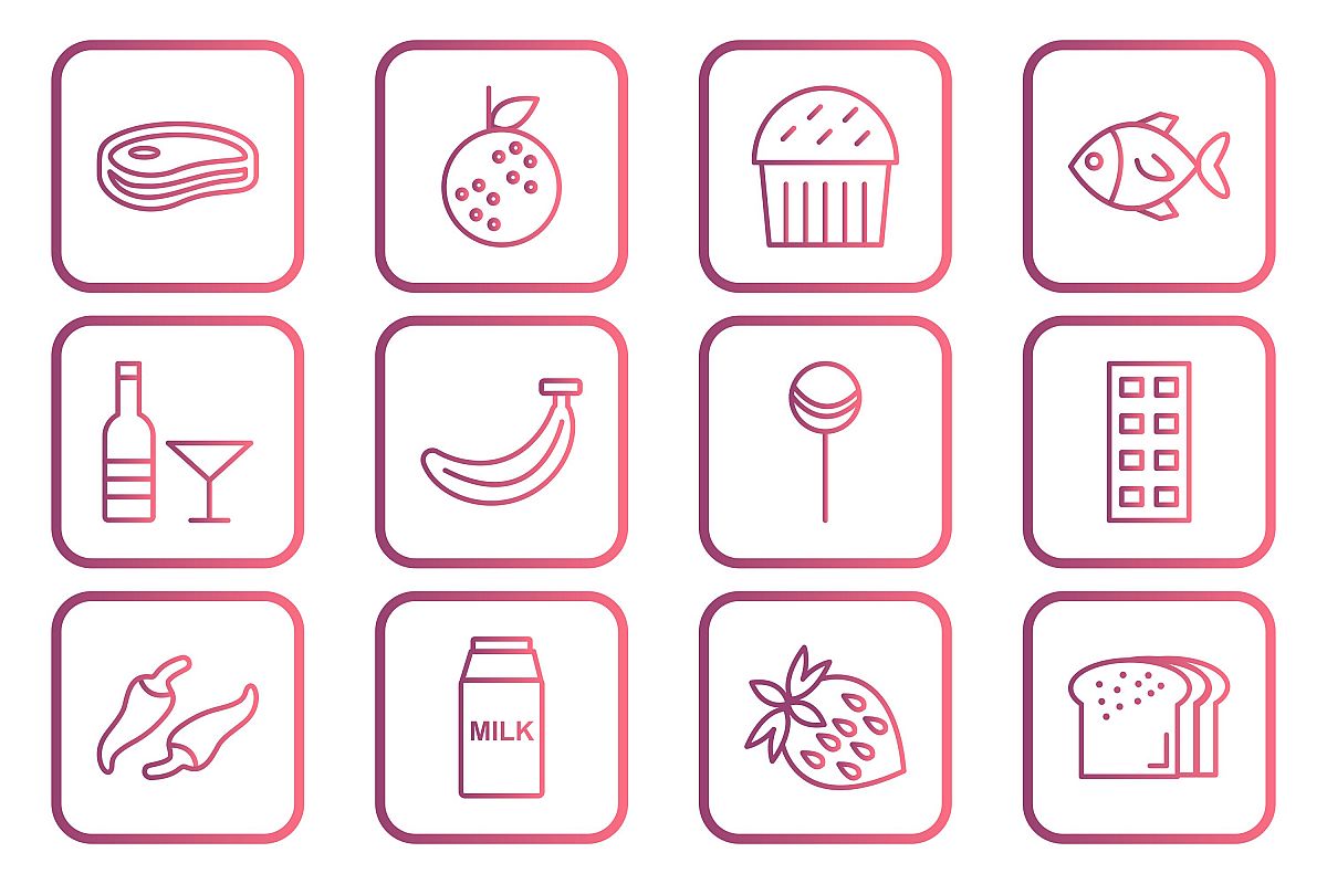 Set Of Food Icons example image 1