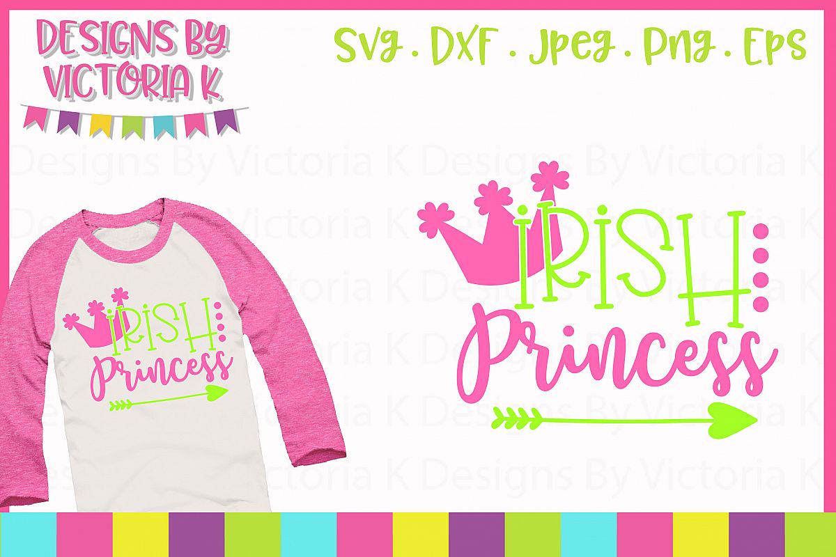 Irish Princess SVG Cut File example image 1