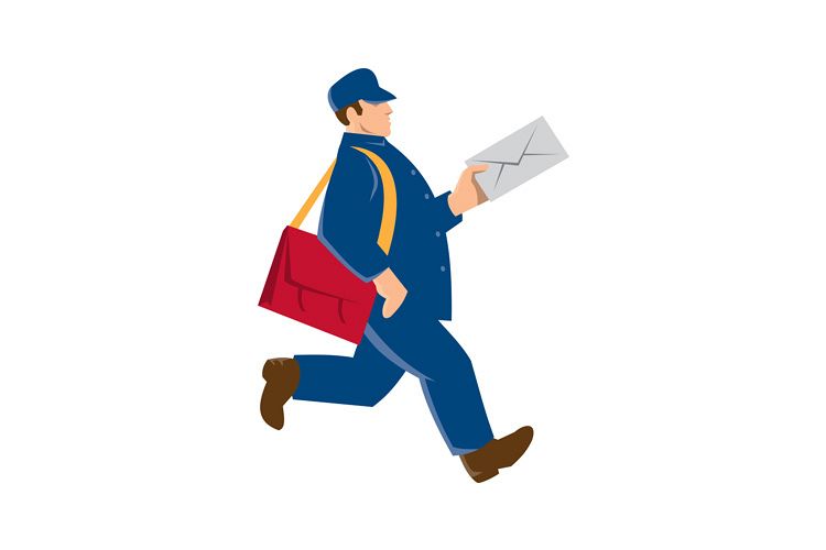 mailman postal worker delivery man example image 1