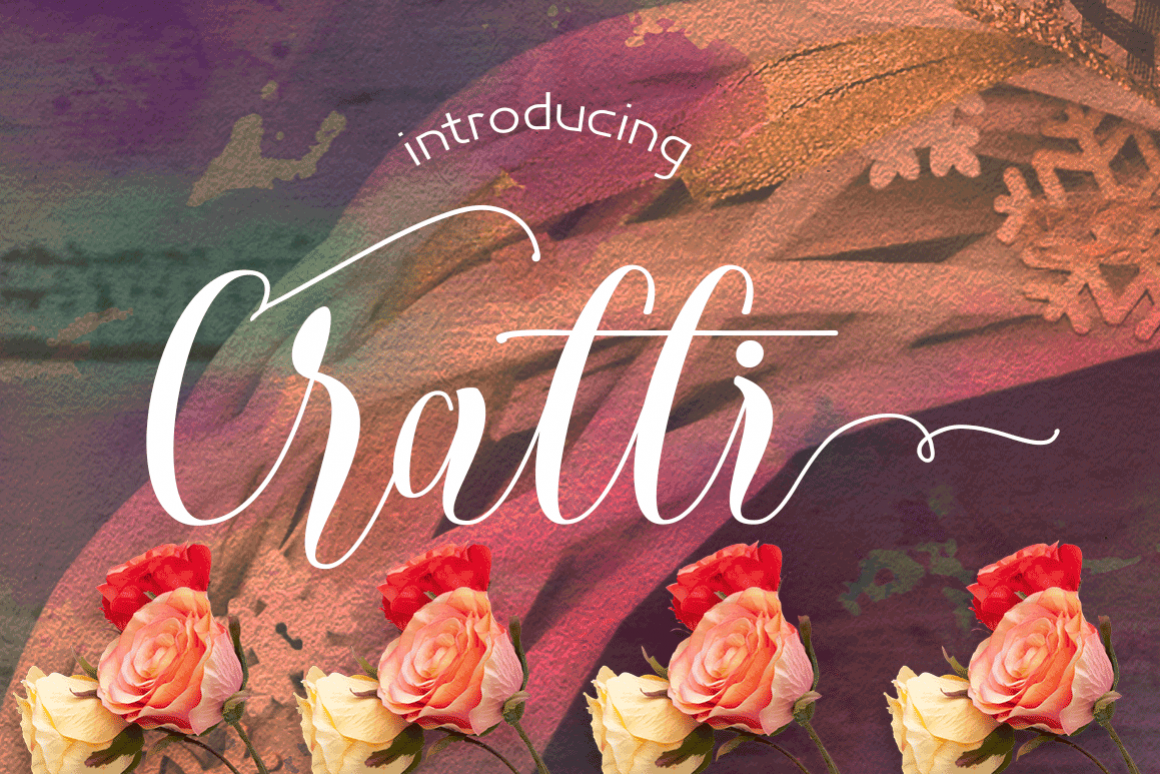 Cratti Script Font example image 1