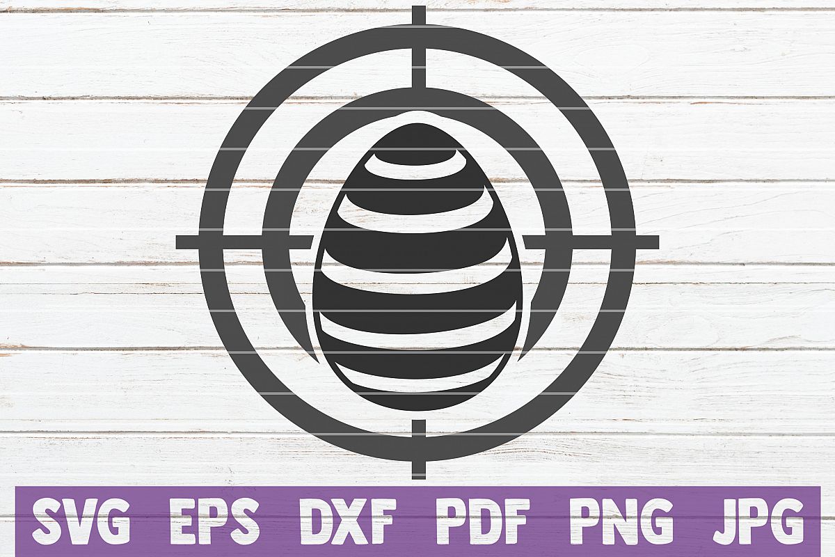 Egg Target SVG Cut File example image 1