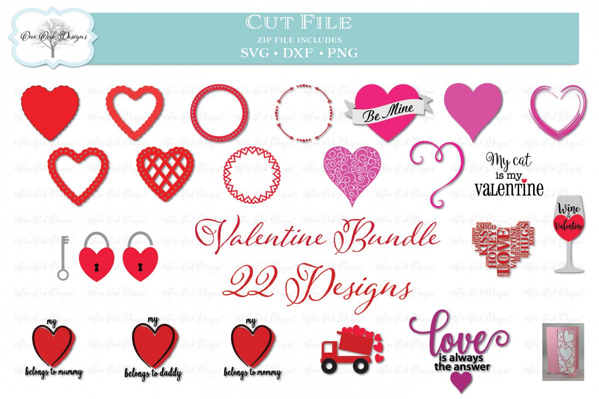 Valentine's Day Bundle -- 22 Designs! example image 1