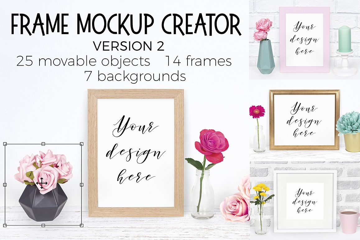 Frame Mockup Creator Version 2 example image 1