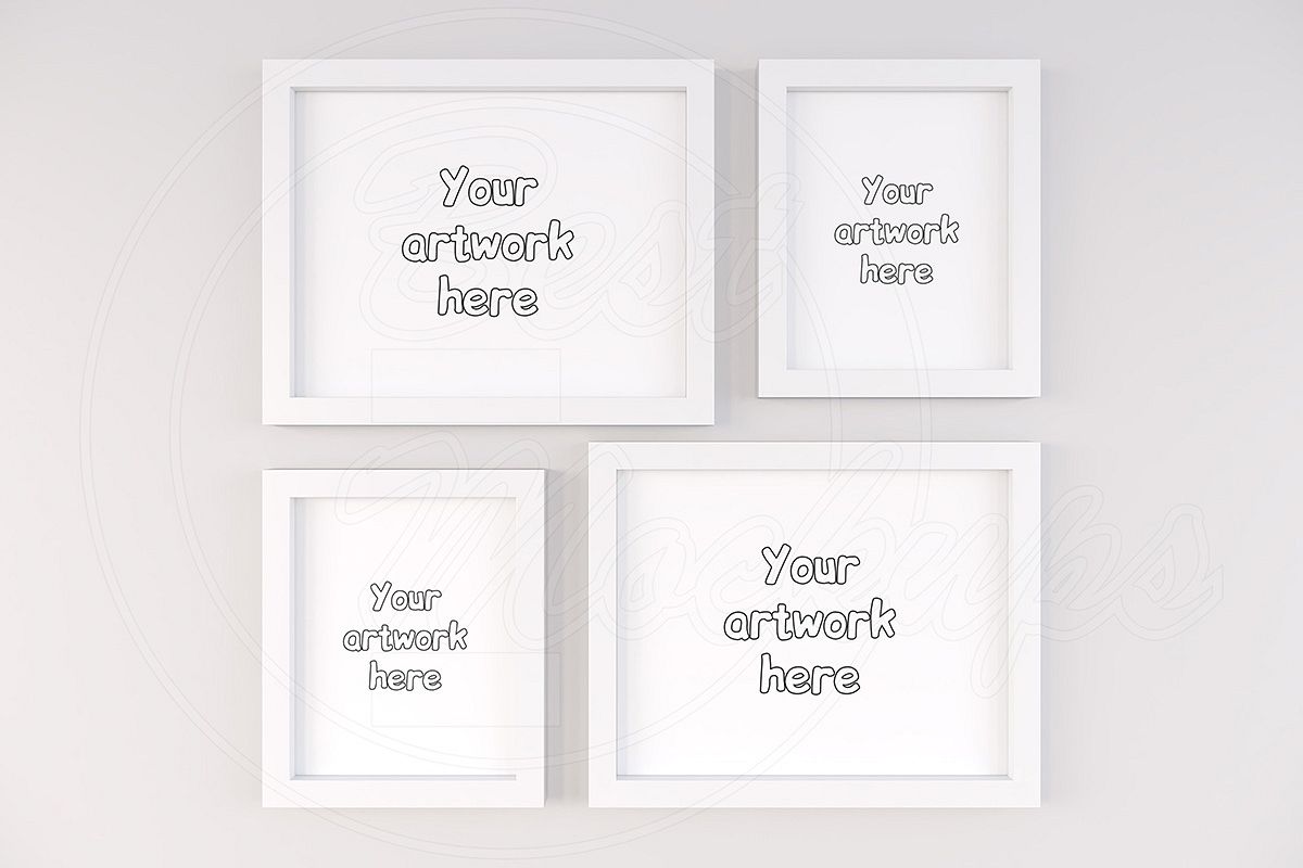 Collage 8x10 and 11x14 frame mockup example image 1