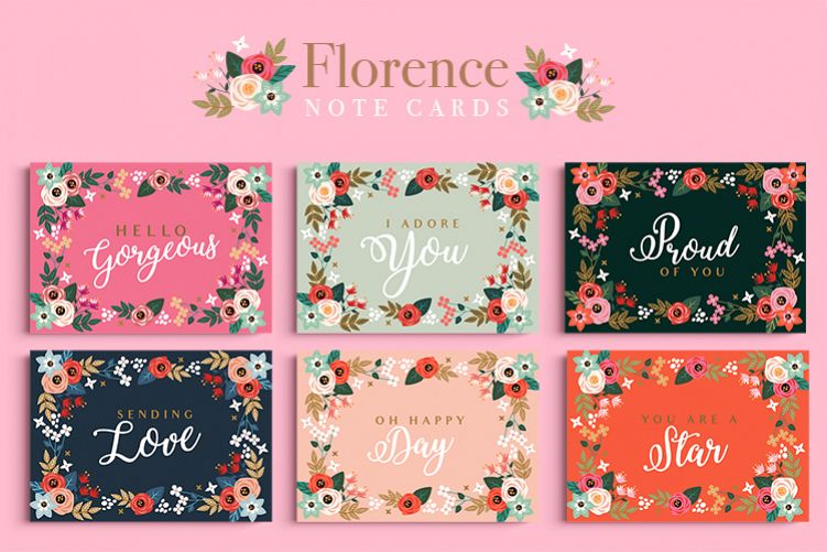 Florence Note Cards example image 1