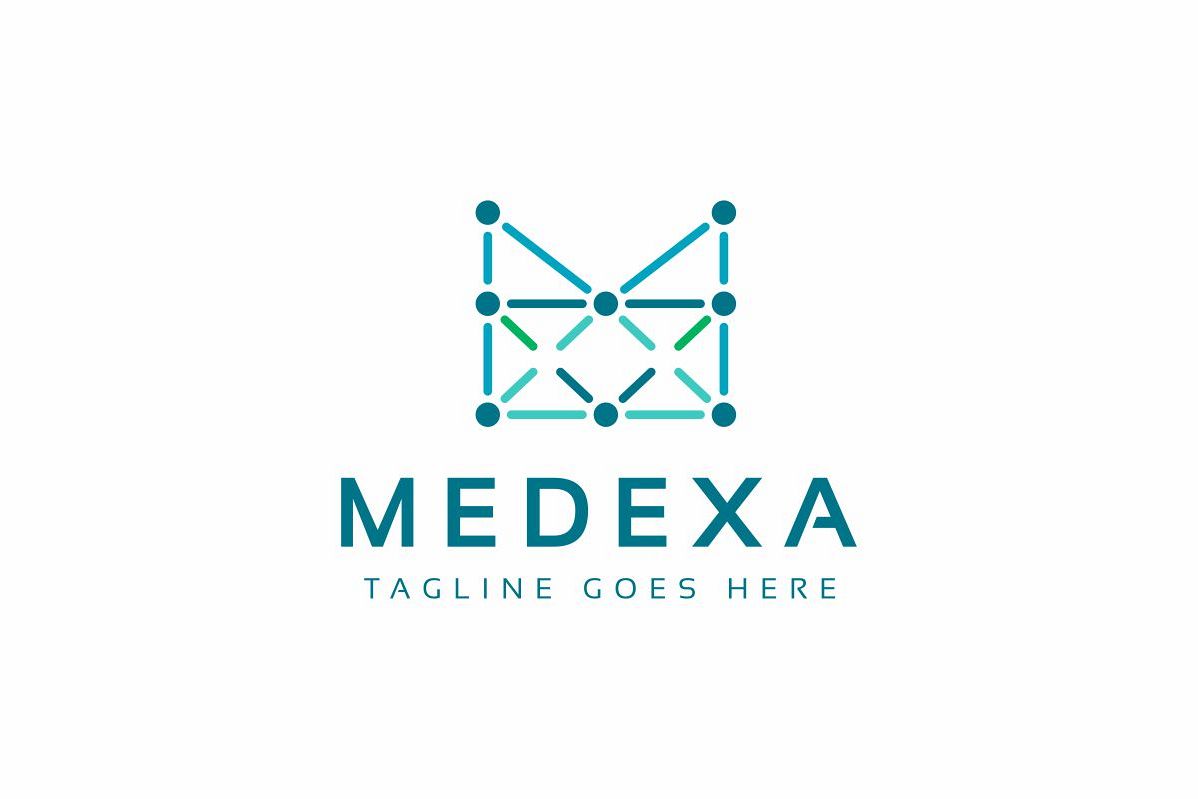 Medexa M Letter Logo example image 1